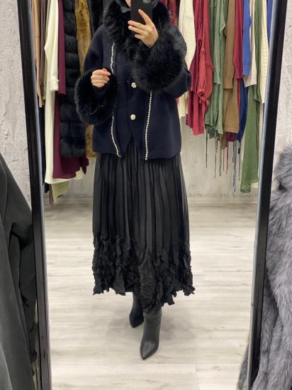 Kürk Detaylı Angora Ceket