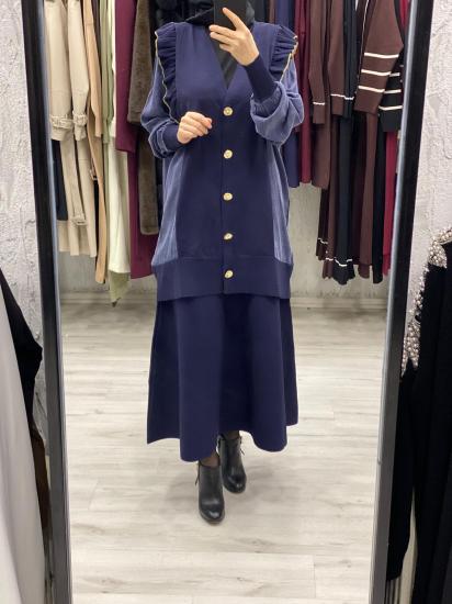 Kubra Kumaş Volonlu Hırka
