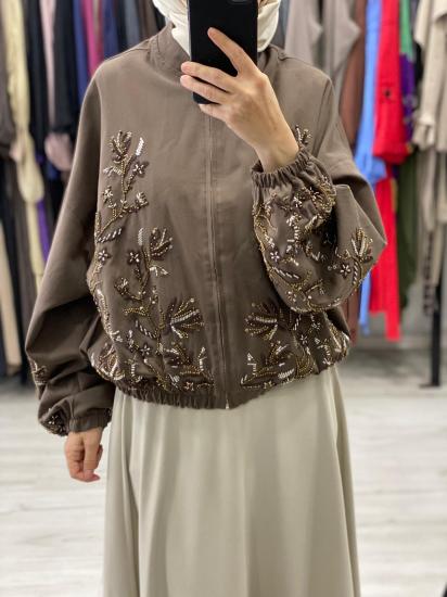 Taşlı Bomber Ceket