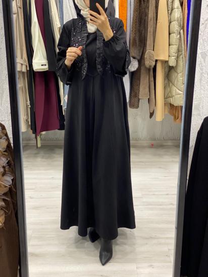 Taş Detaylı Elbise