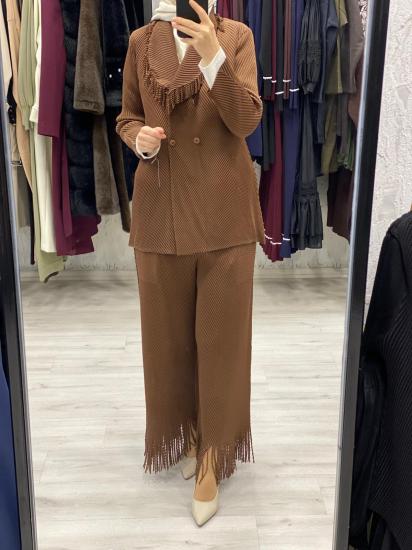 PÜSKÜL  DETAYLI PANTOLON TAKIM